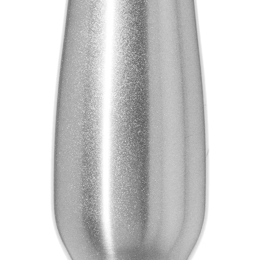 Oggi Thermo Flute SS insulated champagne tumbler with clear lid